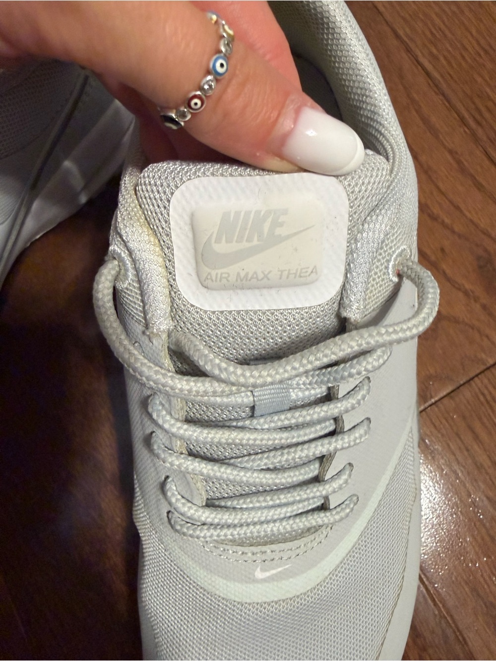 Nike Light Gray Air Max Thea Casual Sneakers